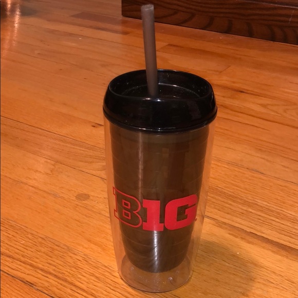 Rutgers University Tumbler Cup with Straw - Picture 3 of 7